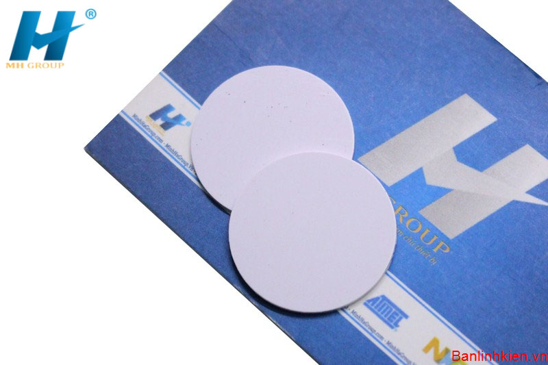 Thẻ RFID 13.56Mhz 25MM Loại Tròn (Thẻ NFC)