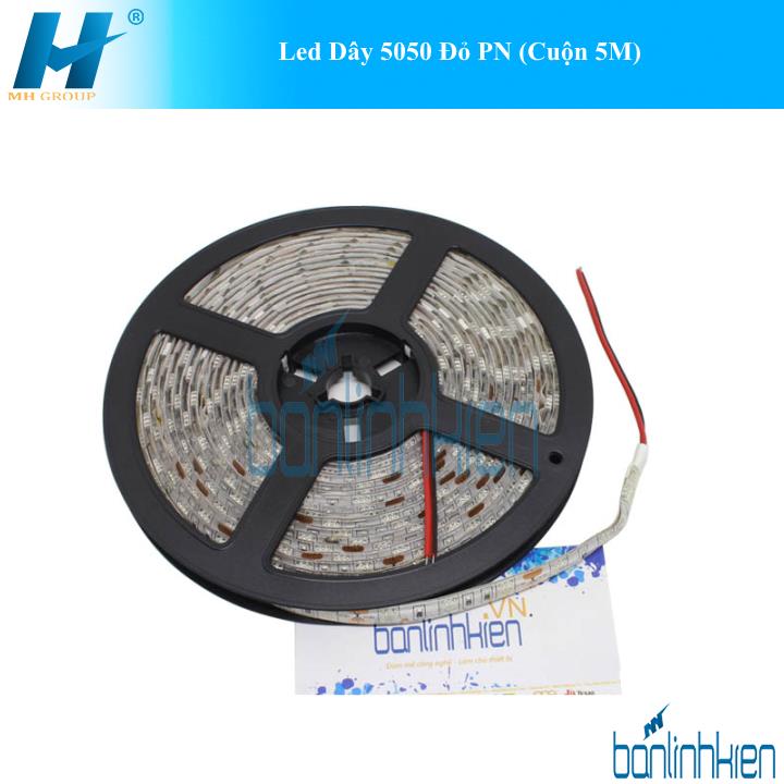 Led Dây 5050 Đỏ PN (Cuộn 5M)