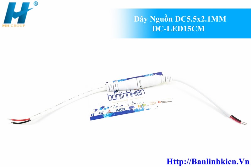 Dây Nguồn DC5.5x2.1MM DC-LED15CM