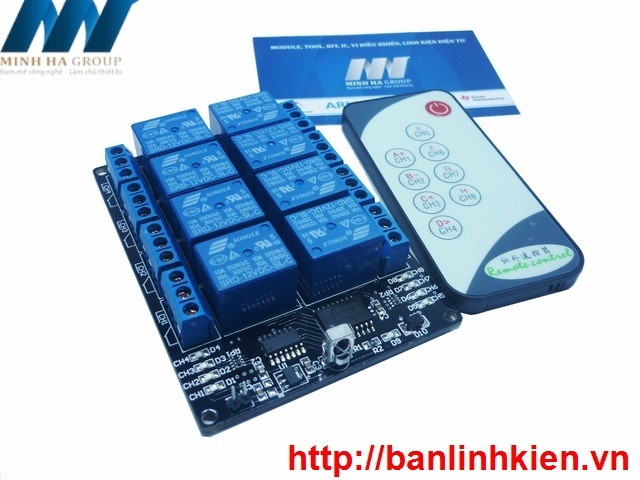 Bộ Thu Phát Hồng Ngoại 8 Relay