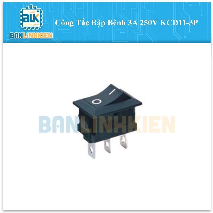 Công Tắc Bập Bênh 3A 250V KCD11-3P