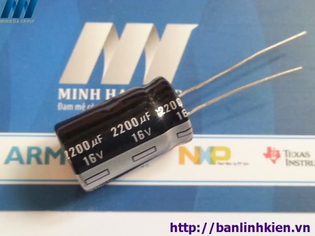 Tụ Hóa 2200uF 16V 10x20MM