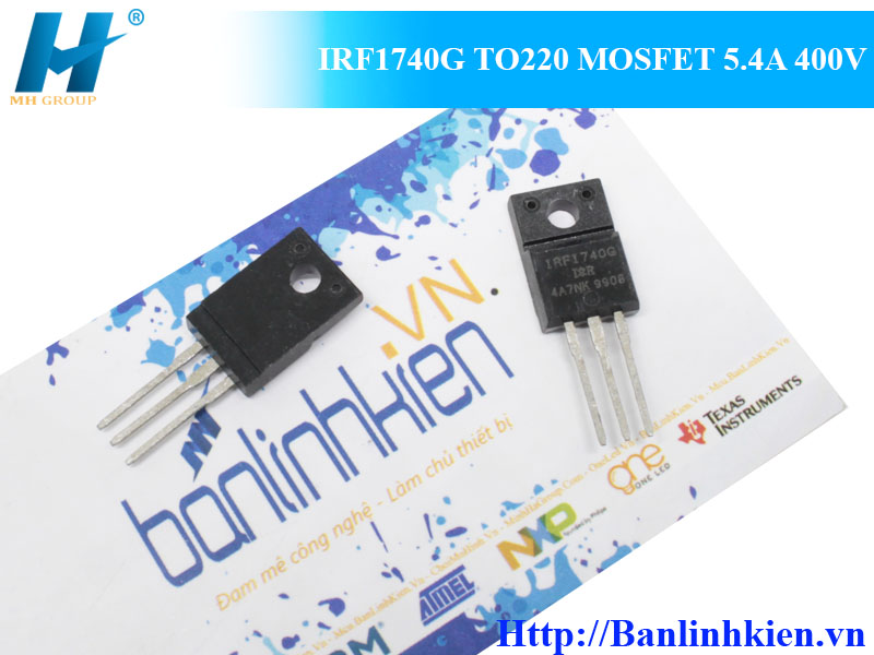 IRF1740G TO220 MOSFET 5.4A 400V