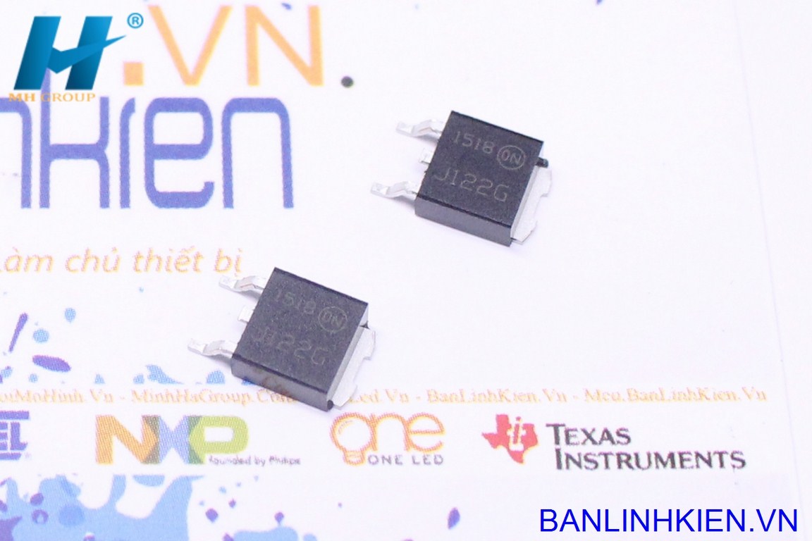 TIP122 TO252 TRANS DarLingTon NPN 5A 100V (SMD-J122G)