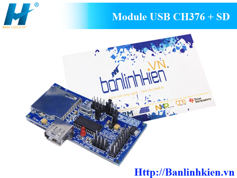 Module USB CH376 + SD