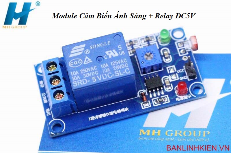 Module Cảm Biến Ánh Sáng Có Relay DC5V MCS-05V