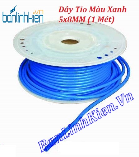 Ống Tio Màu Xanh 5x8mm (1m)