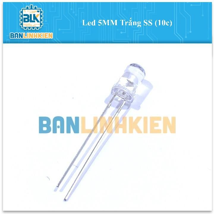 Led 5MM Trắng SS (10c)