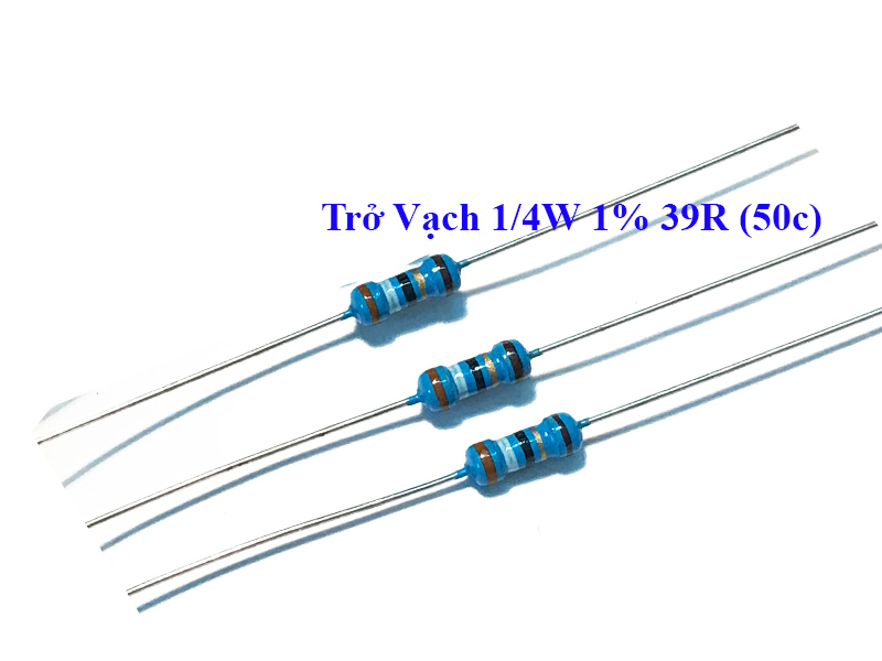 Trở Vạch 1/4W 1% 39R (50c)