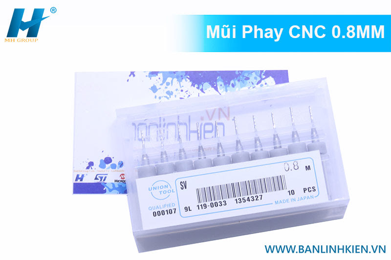 Mũi Phay CNC 0.8MM