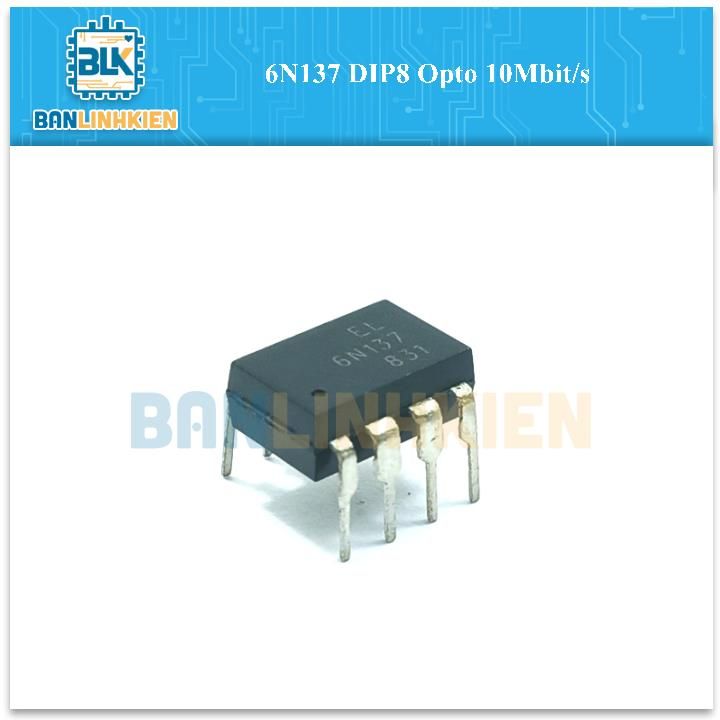 6N137 DIP8 Opto 10Mbit/s