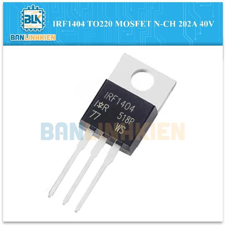 IRF1404 TO220 MOSFET N-CH 202A 40V