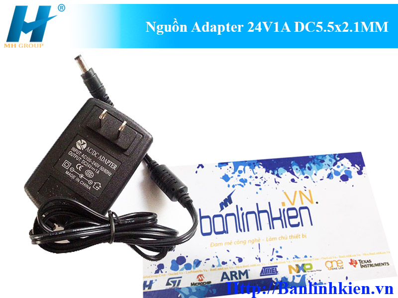 Nguồn Adapter 24V1A DC5.5x2.1MM