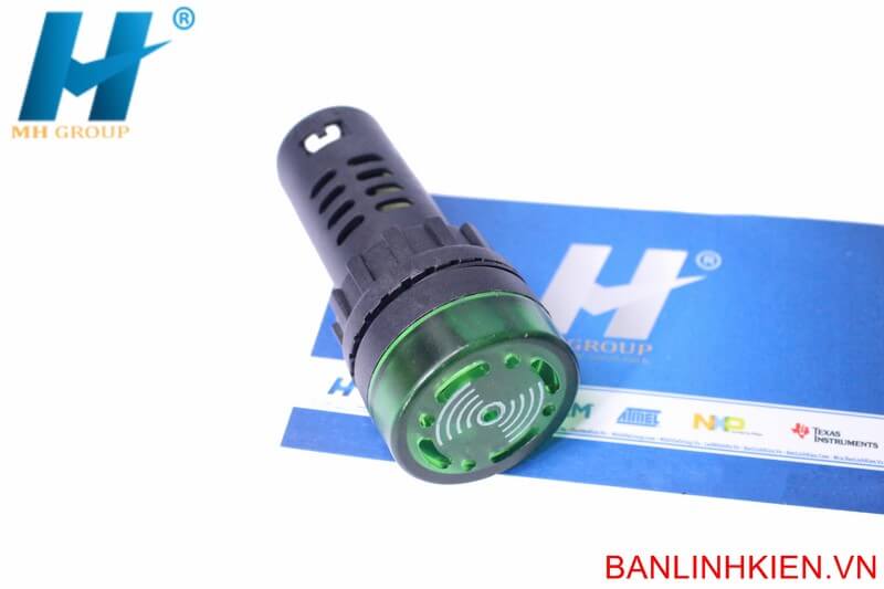 Loa Đèn 12V AD16-22SM12G Xanh Lá