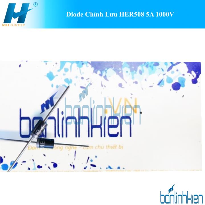 Diode Chỉnh Lưu HER508 5A 1000V