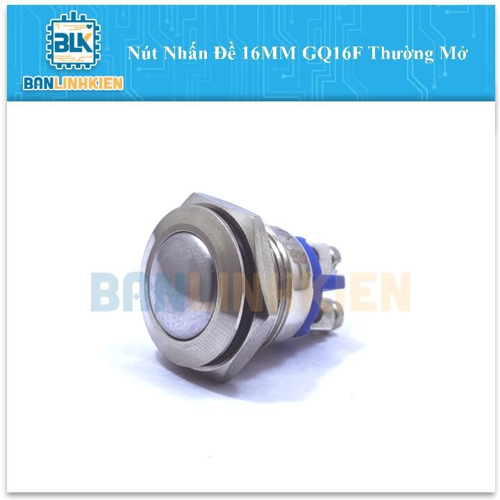 Nút Nhấn Đề 16MM GQ16F Thường Mở