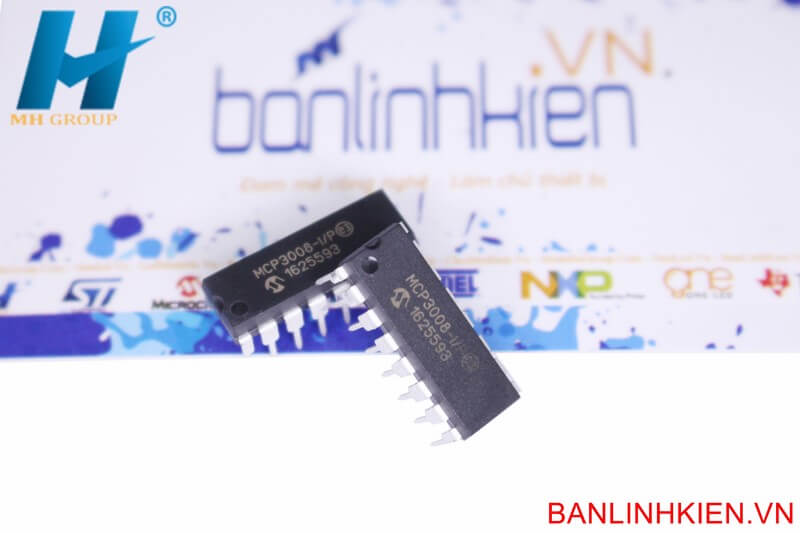 MCP3008-I/P DIP16 ADC 10-Bit