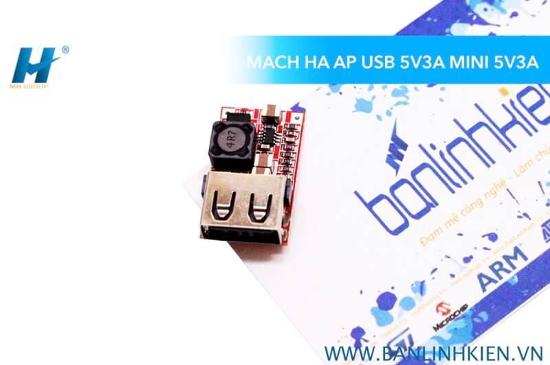 Mạch Hạ Áp USB 5V3A MINI-5V3A