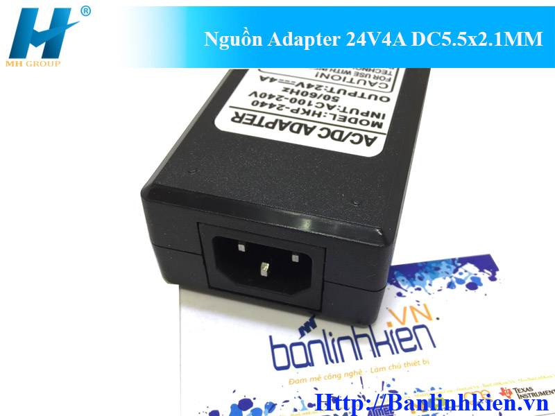 Nguồn Adapter 24V4A DC5.5x2.1MM