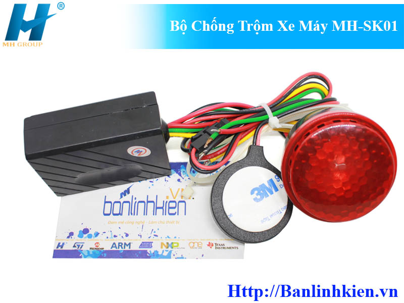 Bộ Chống Trộm Xe Máy MH-SK01 (Giá KM Áp Dụng 10 Khách Đặt Hàng Online)