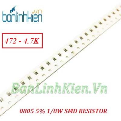 Trở 0805 5% 4.7K (50c)