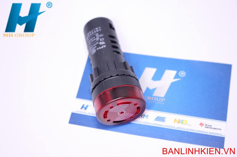 Loa Đèn 12V AD16-22SM12R Đỏ