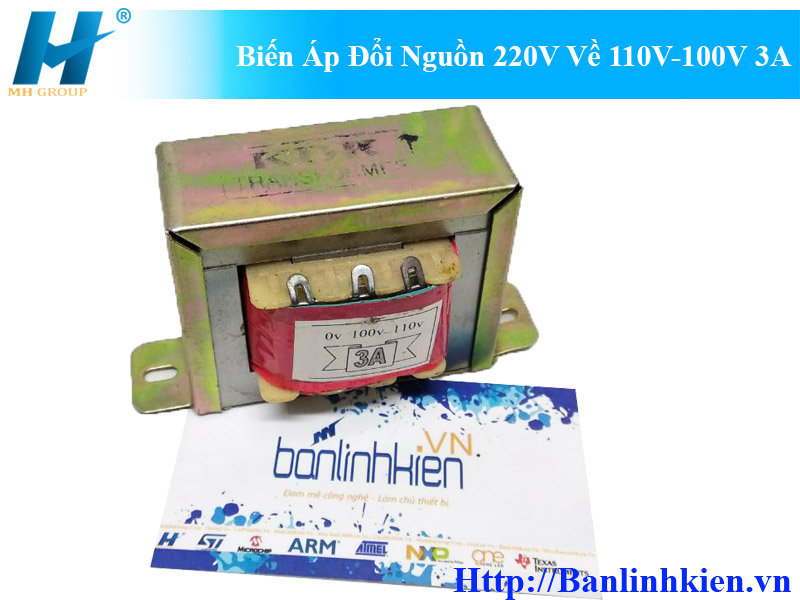 Biến Áp Đổi Nguồn 220V Về 110V-100V 3A