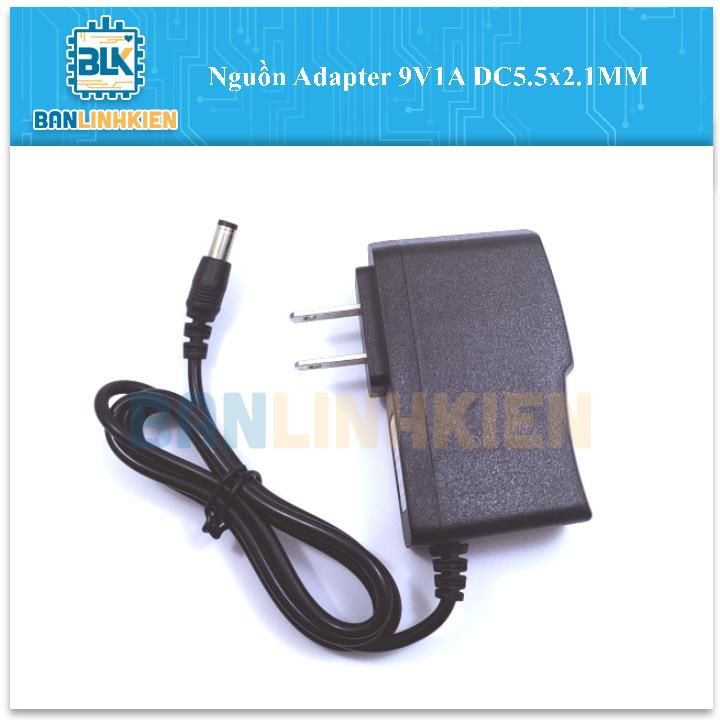 Nguồn Adapter 9V1A DC5.5x2.1MM