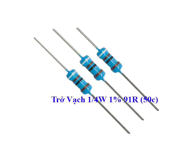 Trở Vạch 1/4W 1% 91R (50c)