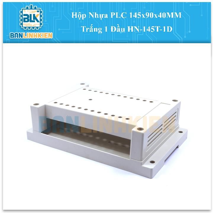 Hộp Nhựa PLC 145x90x40MM Trắng 2 Đầu HN-145T-2D