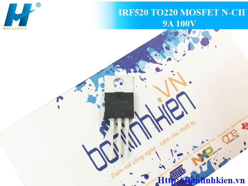 IRF520 TO220 MOSFET N-CH 9A 100V