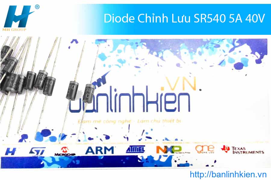 Diode Chỉnh Lưu SR540 5A 40V