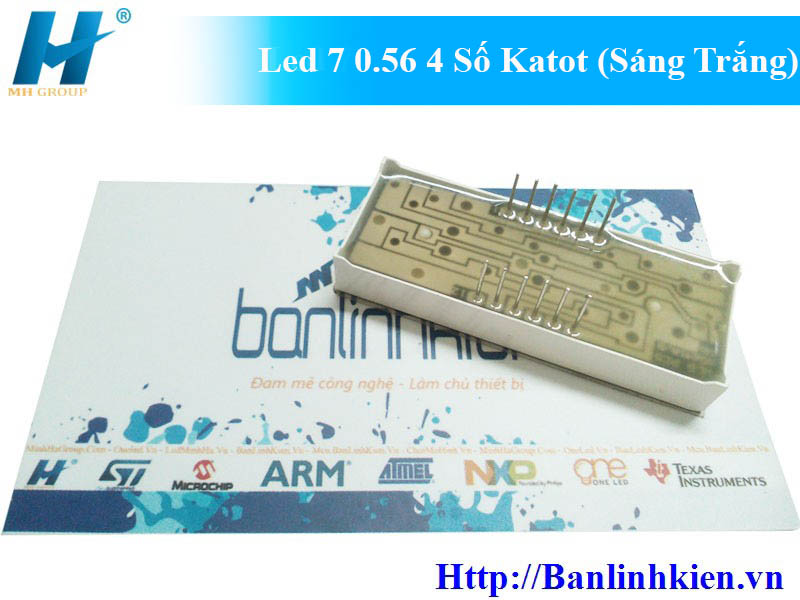 Led 7 0.56 4 Số Katot (Sáng Đỏ)