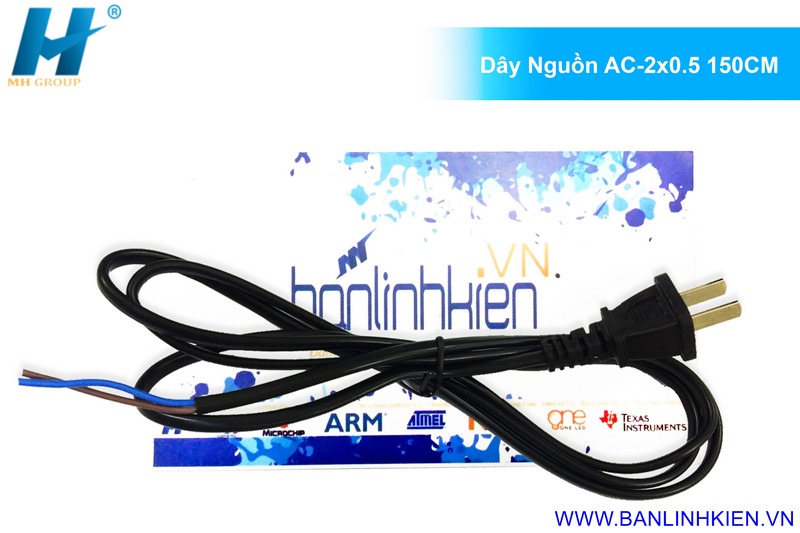 Dây Nguồn AC-2x0.5 150CM