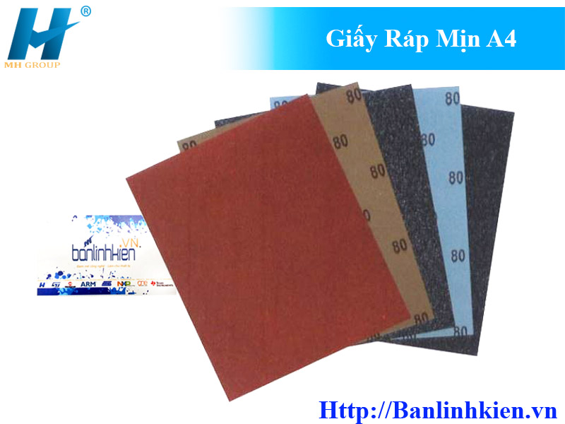 Giấy Ráp Mịn A4