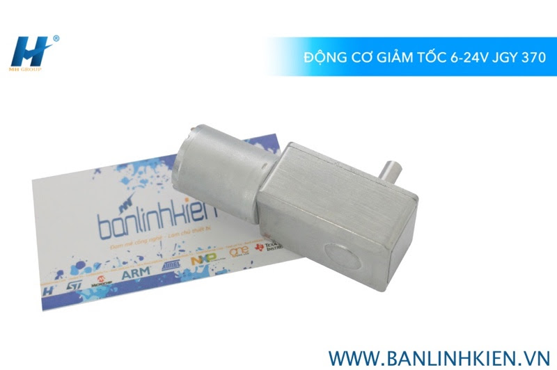 Động Cơ Giảm Tốc 6-24V JGY370