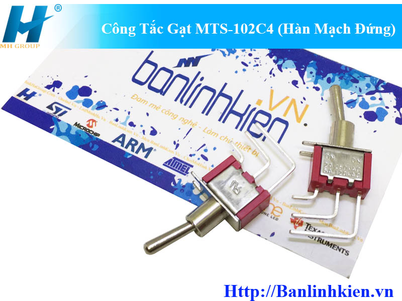 Công Tắc Gạt MTS-102C4 (Hàn Mạch Đứng)