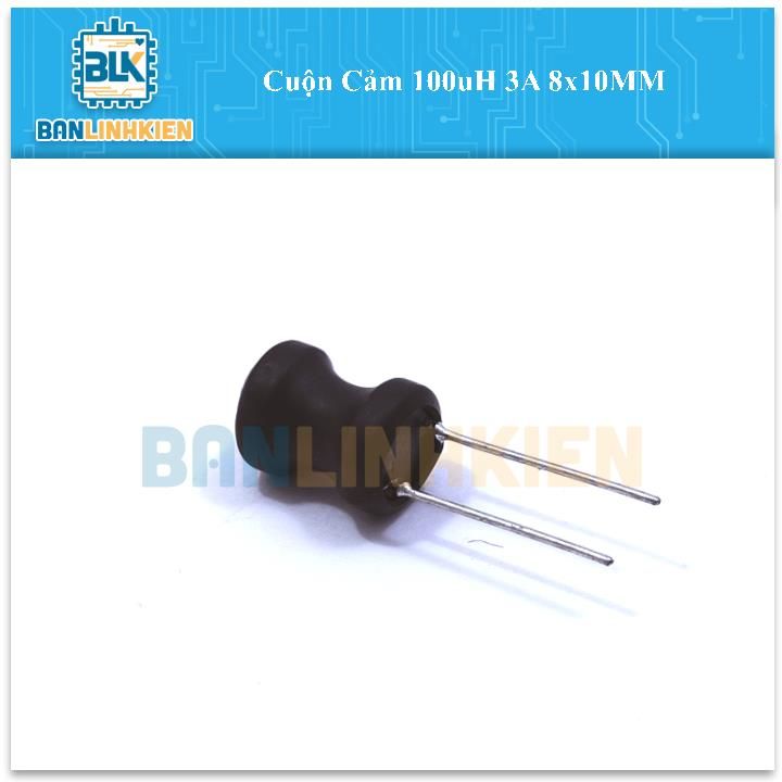 Cuộn Cảm 100uH 3A 8x10MM