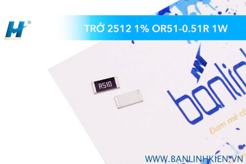 Trở 2512 1% 0R51-0.51R 1W