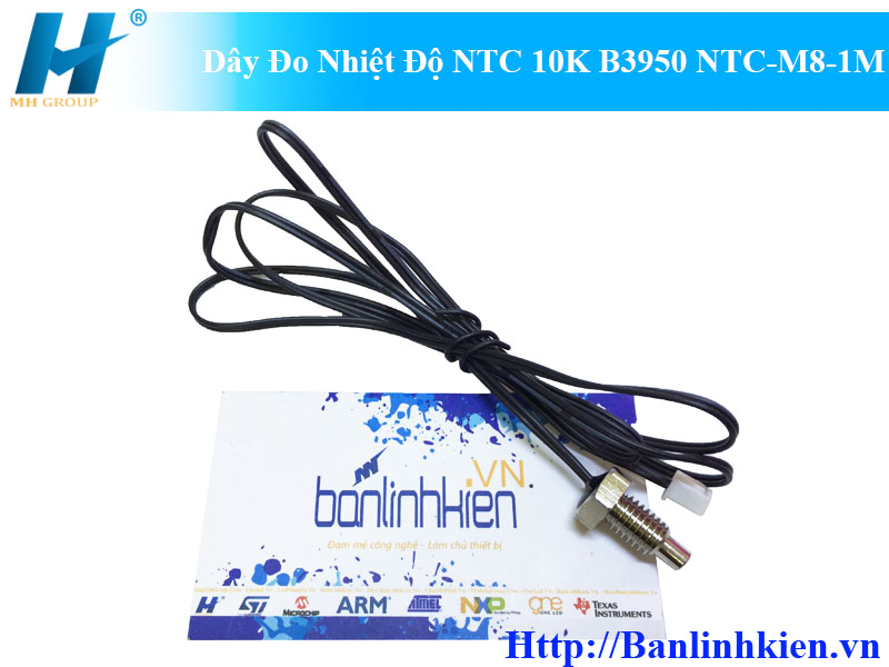 Dây Đo Nhiệt Độ NTC 10K B3950 NTC-M8-1M