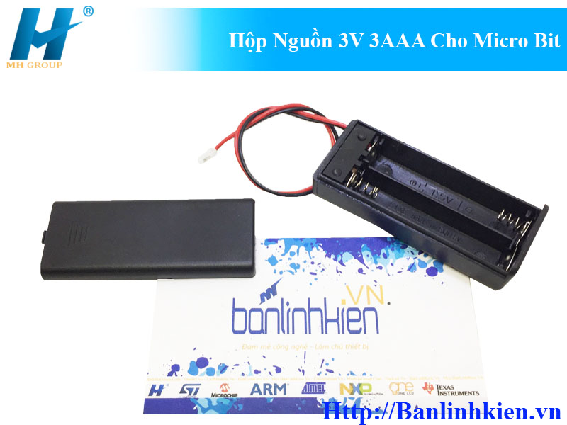 Hộp Nguồn 3V 2AAA Cho Micro Bit
