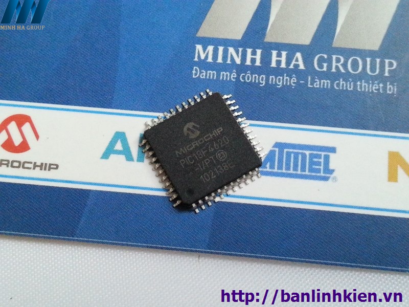 1x PIC18F4620-I/P Microcontroller DIP-40 Package - Original Chip #98HY
