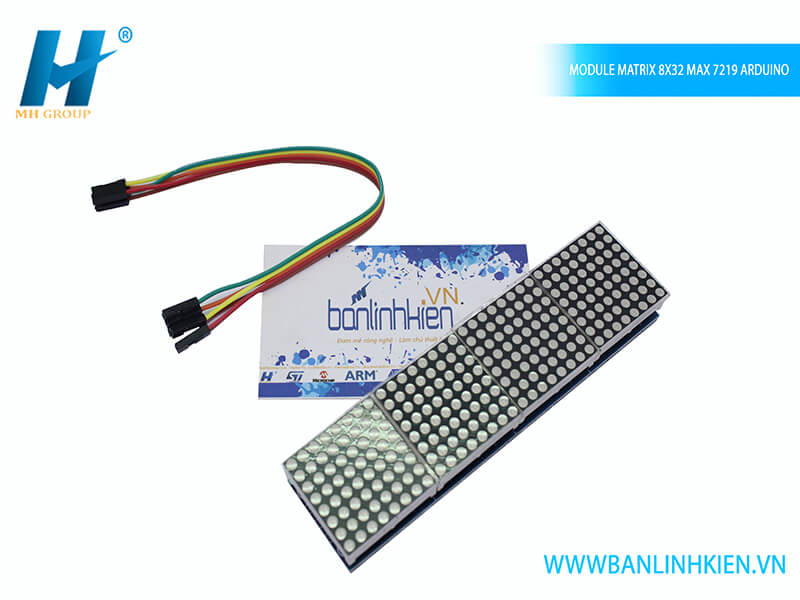 Module Matrix 8x32 MAX7219 Arduino Xanh Lá MT-832-G