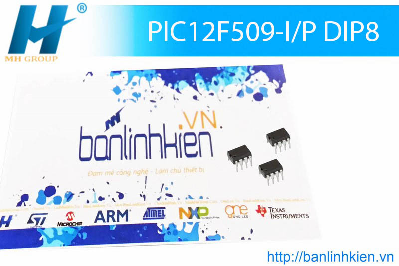 PIC12F509-I/P DIP8