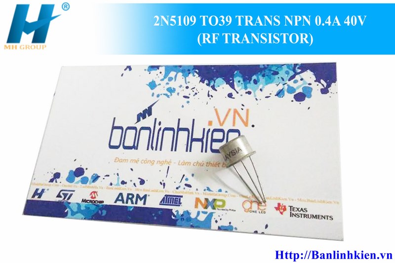 2N5109 TO39 TRANS NPN 0.4A 40V (RF TRANSISTOR)