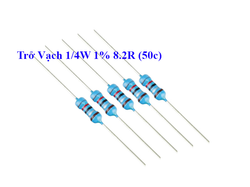 Trở Vạch 1/4W 1% 8.2R (50c)