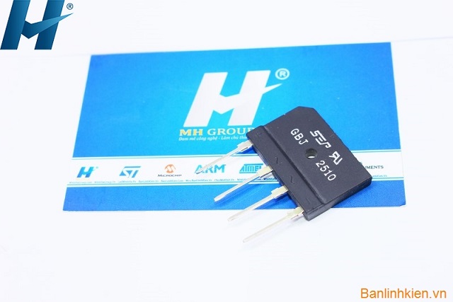 Diode Cầu 25A 1000V GBJ2510