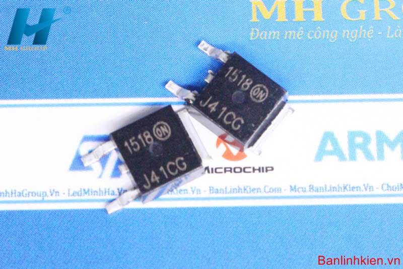 TIP41C TO252 TRANS NPN 6A 100V (SMD-J41C)