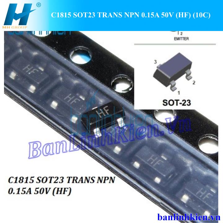 C1815 SOT23 TRANS NPN 0.15A 50V (HF) (10C)