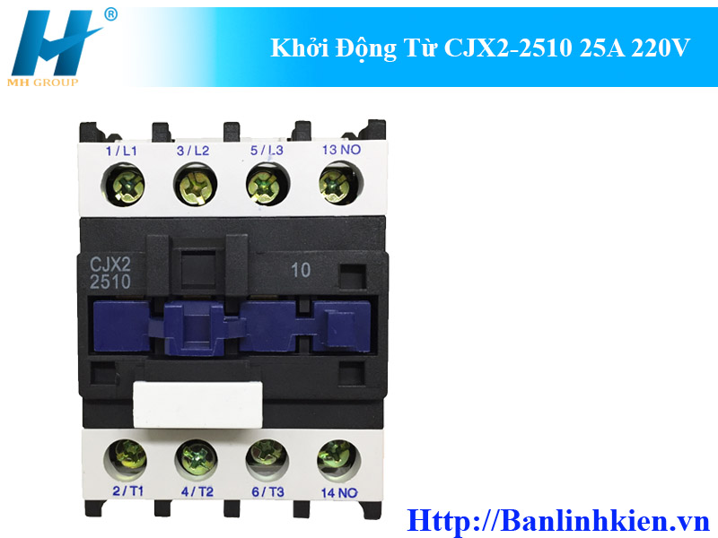 Khởi Động Từ CJX2-2510 25A 220V